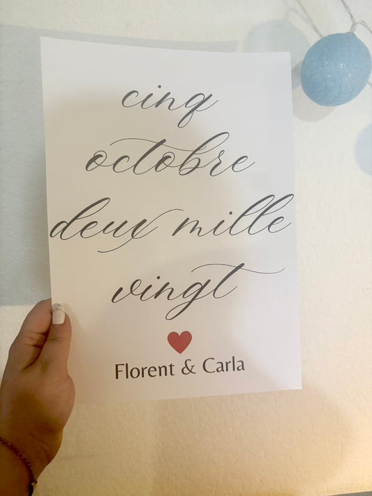 Affiche personnalisée "L’Essentiel"