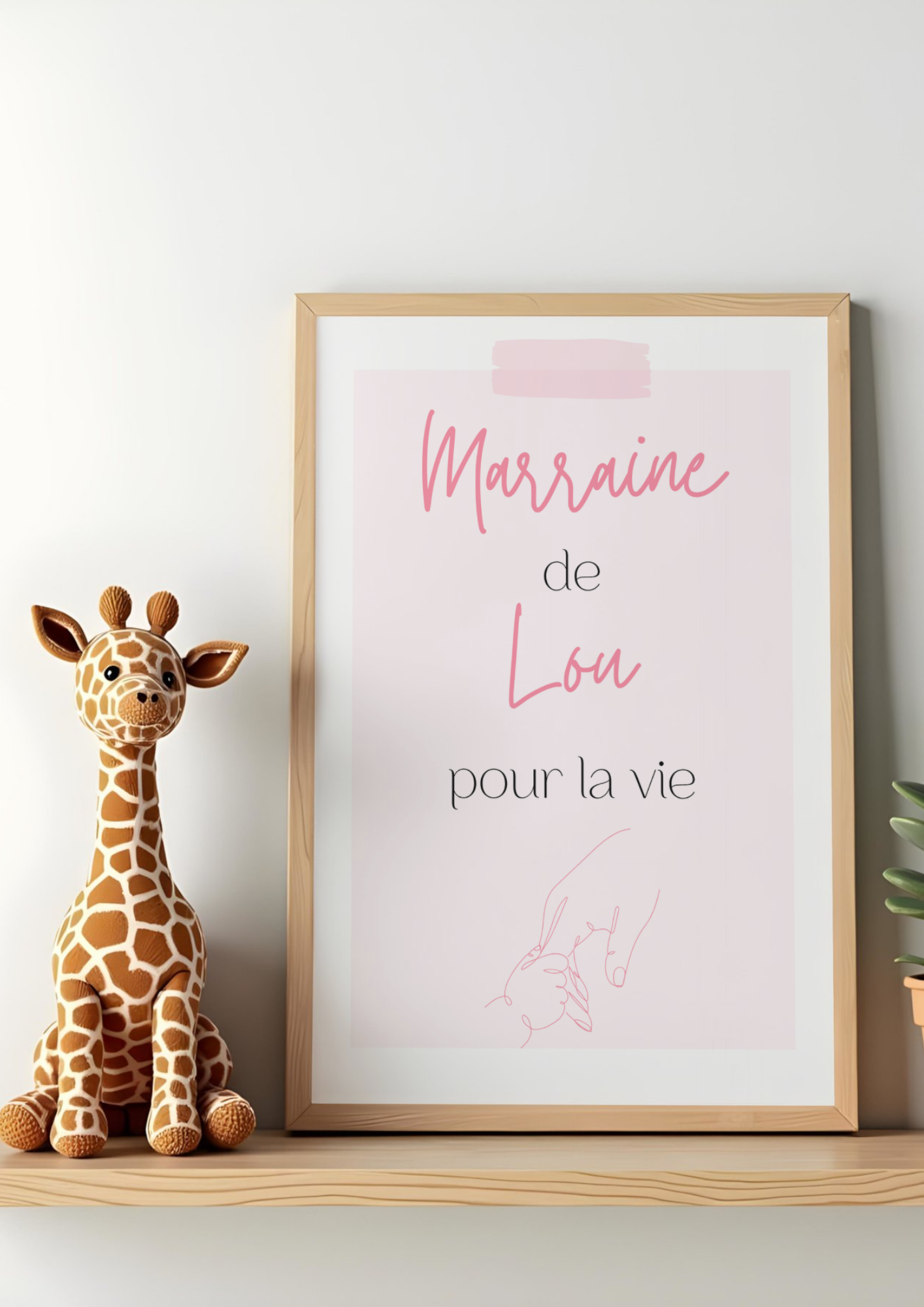 Affiche personnalisée "Rôle pour la vie"