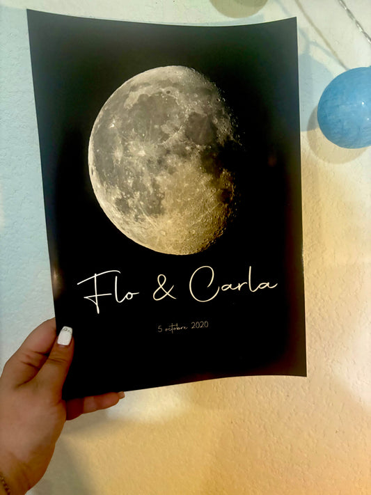 Affiche personnalisée "PhaseMoon"