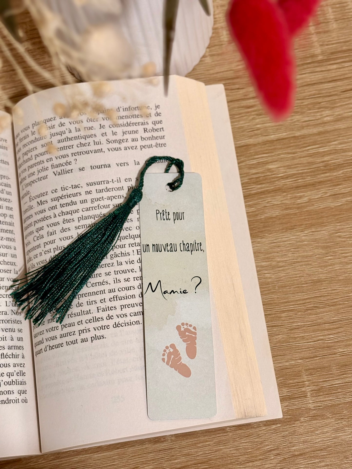 Marque page "Un nouveau chapitre"