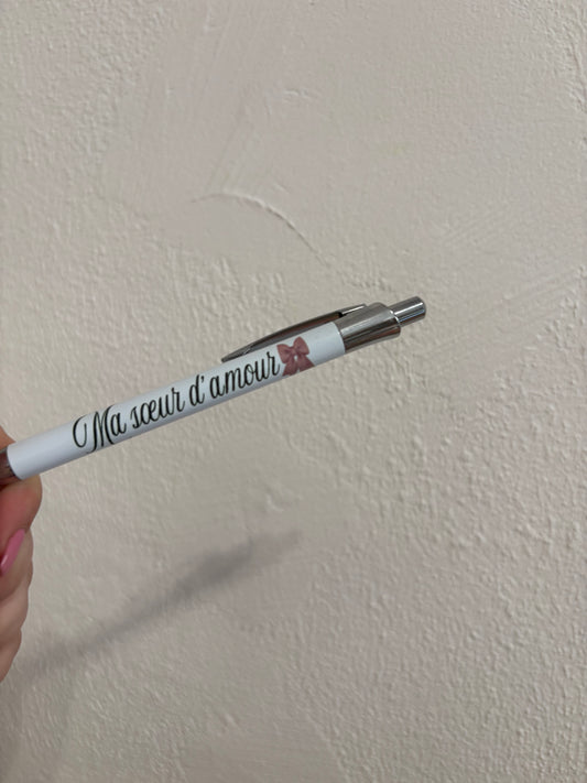 Stylo "Ma soeur d'amour"