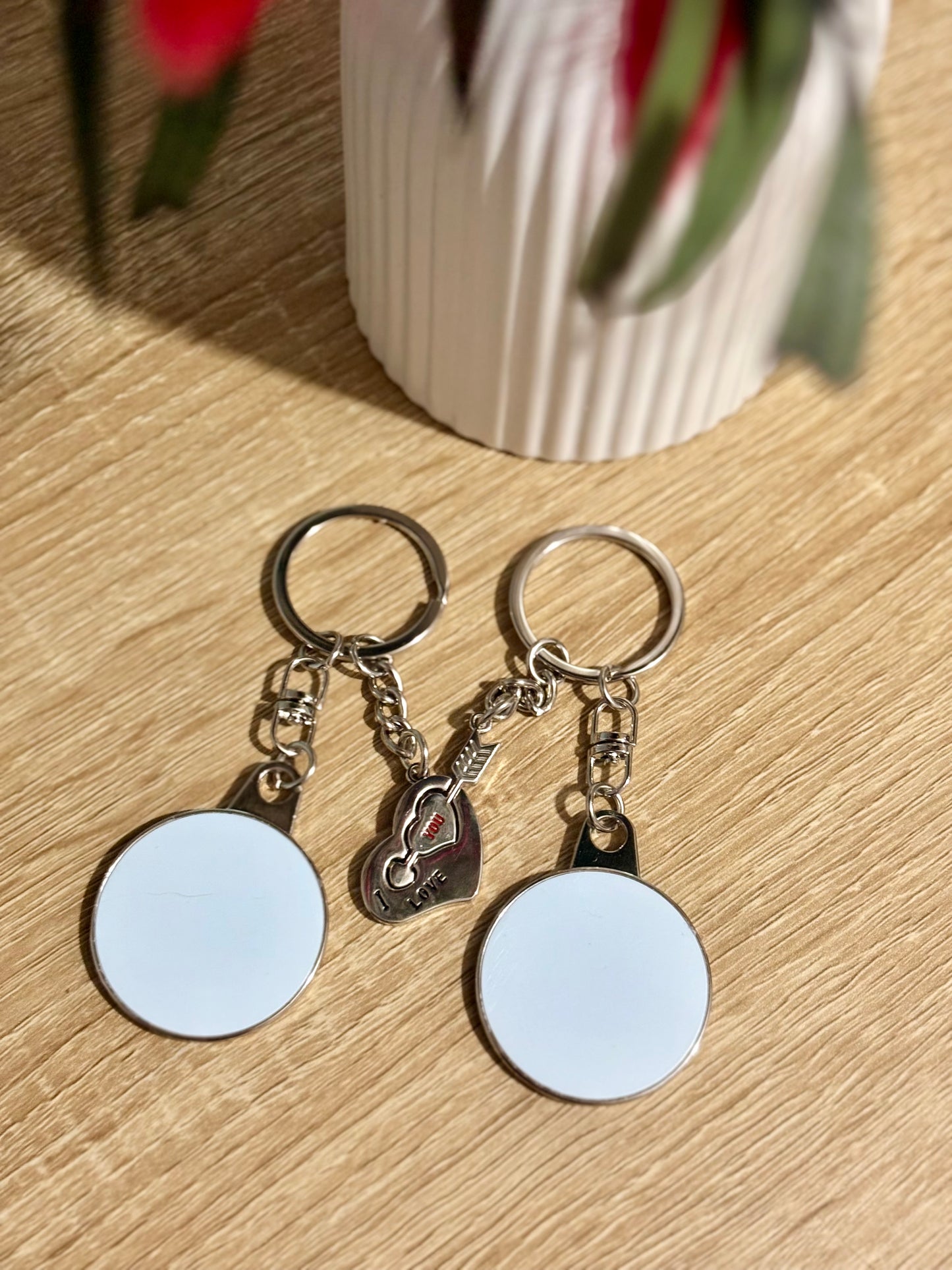 -Duo de porte clé personnalisable