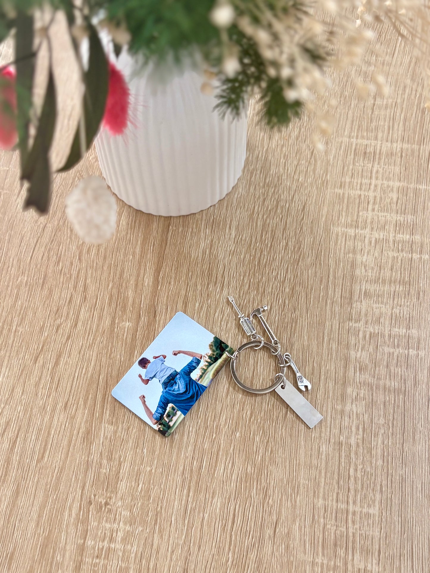 Porte clé personnalisable "Le meilleur papa du monde" - Edition Fête des pères