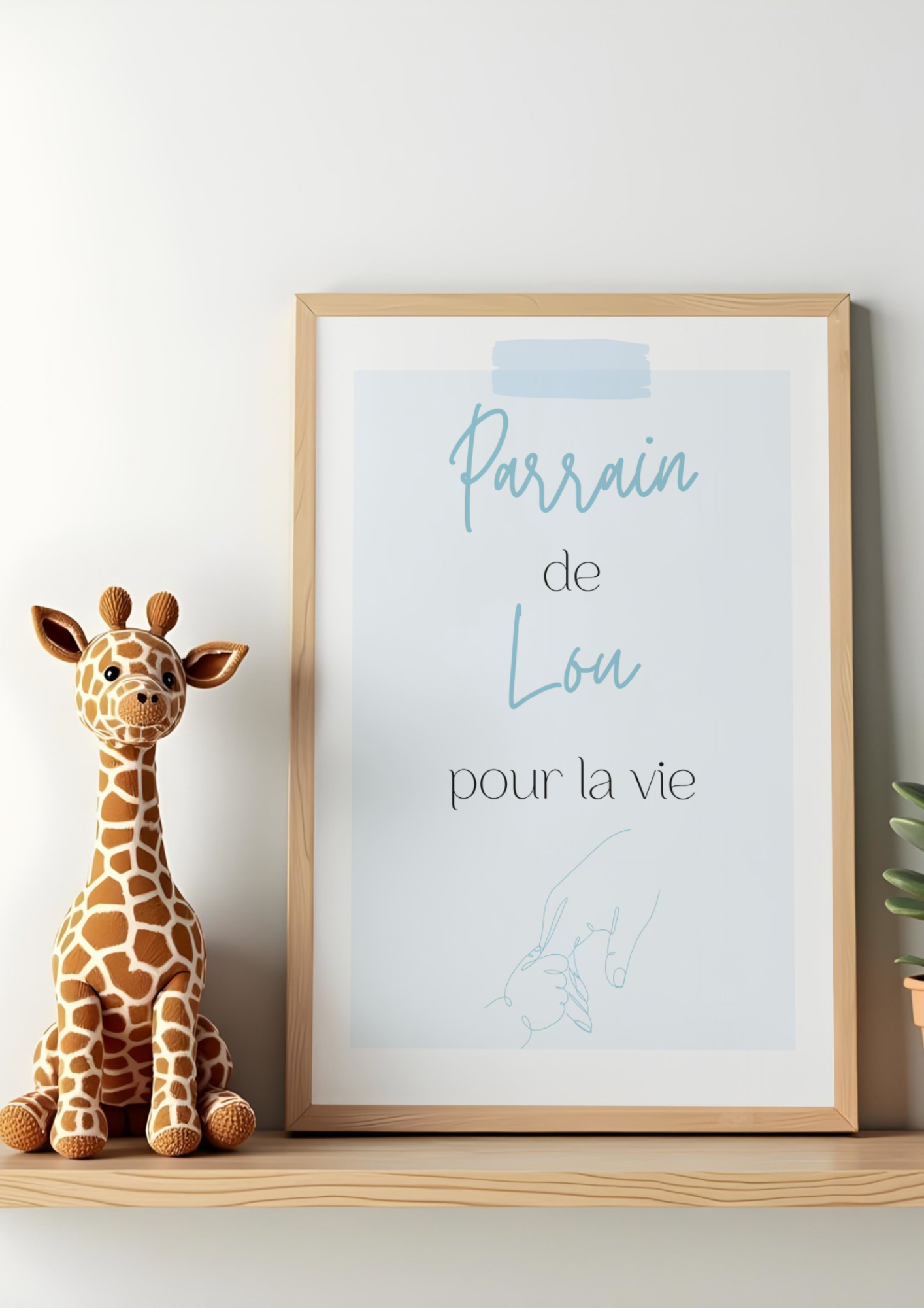 Affiche personnalisée "Rôle pour la vie"