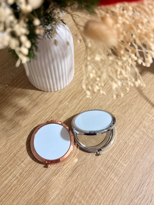 -Miroir de poche personnalisable