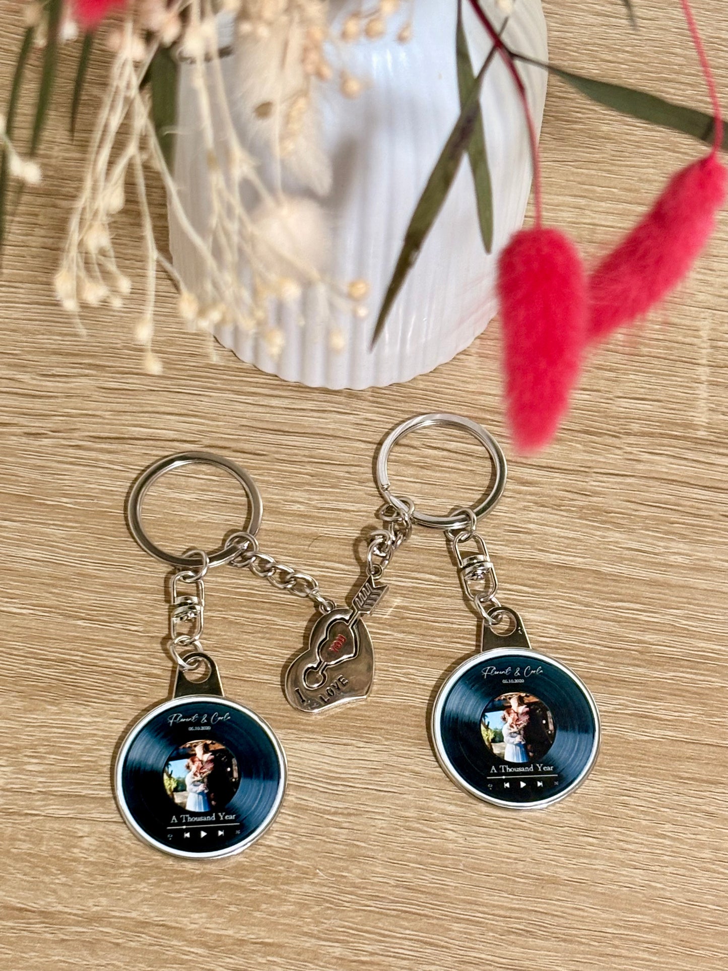 Duo de porte clé "Un moment à nous"