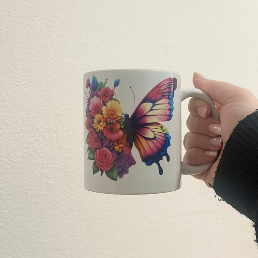 Mug "Papillon Fleuri"