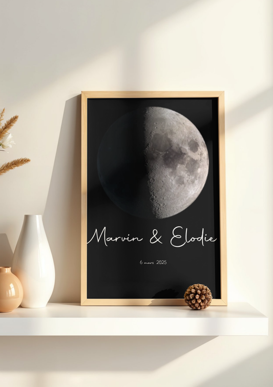 Affiche personnalisée "PhaseMoon"