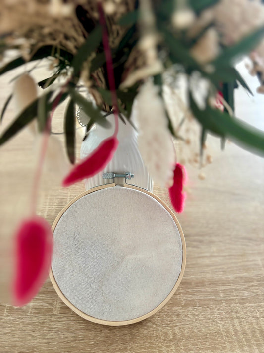 -Tambour brodé personnalisable