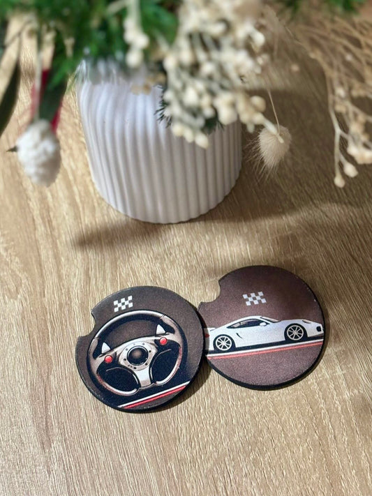 Duo sous verre pour voiture Vroom