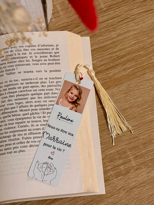 Marque page "Une demande pour la vie"