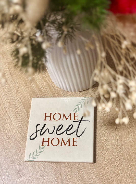 Carreau de carrelage "Home Sweet Home"