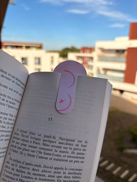 Marque page Boobs Pink