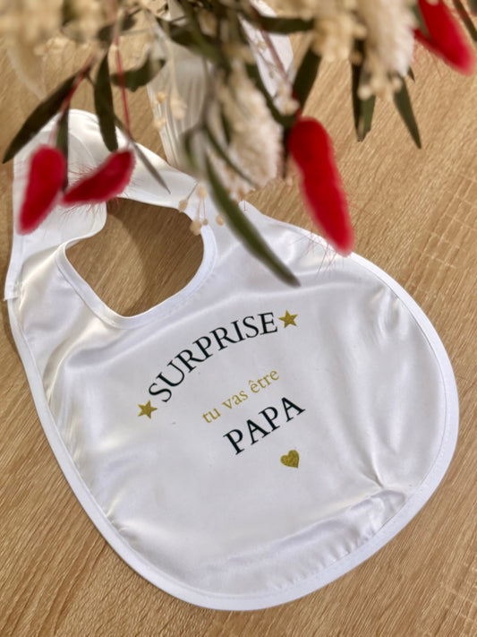 Bavoir "Surprise !"