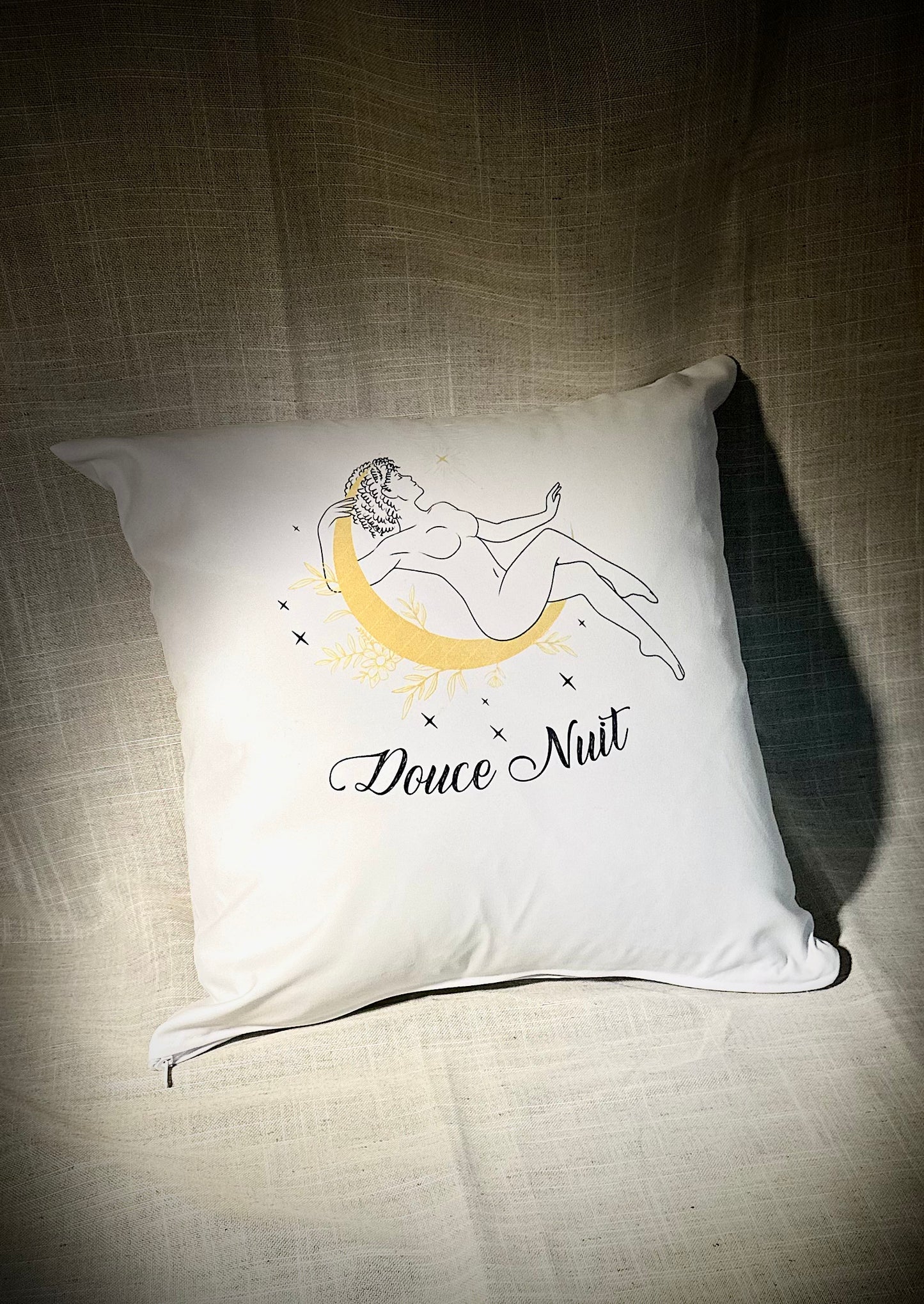 Housse de coussin "Douce nuit"